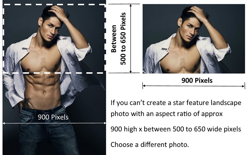 Male Escorts Melbourne Cropping a Melbourne Male Escorts Portrait Photo to Produce Your Feature Photo